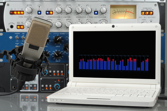 Audio-Setup im digitalen Tonstudio