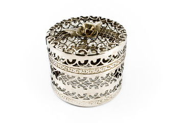 Silver jewelry box