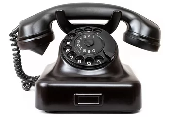 Fotobehang Vintage Old phone  © tomispin