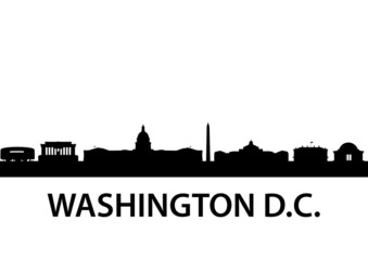 Naklejka premium Skyline Washington D.C.
