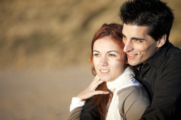 Love and affection between a young couple