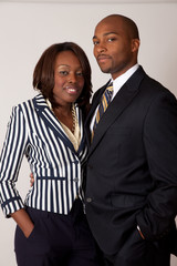 Business couple together in relationship