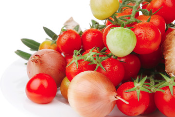 vegetables ready for salad
