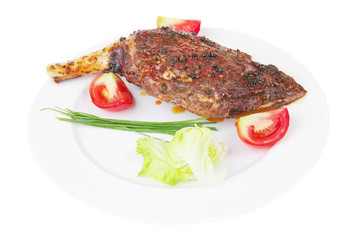 meat over white : grlled meat shoulder