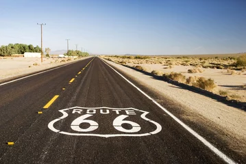 Crédence de cuisine en verre imprimé Route 66 Route 66