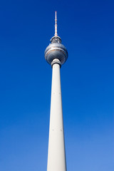 Fototapeta premium Berlin TV tower. February 2011.
