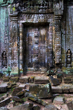 Ancient Temple Blind Doors