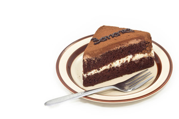 Chocolate banana cake