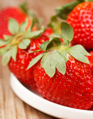 fresh strawberries
