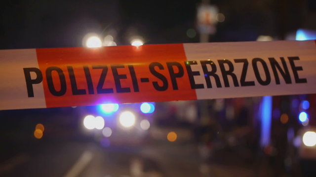HD1080p25 Polizei Einsatz Blaulicht
