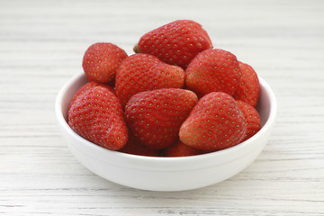 Fresh Strawberries in a Bowl