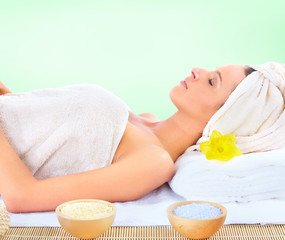Obraz na płótnie Canvas spa massage