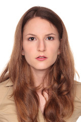 Obraz premium businesswoman - neutral expression