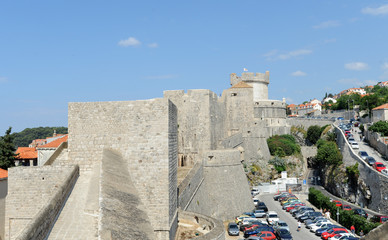 Naklejka premium Fortifications nord de Dubrovnik