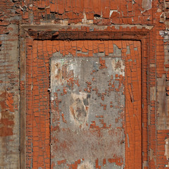 The old wooden door