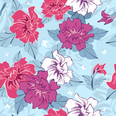 floral seamless pattern