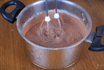 Beating of the test from cocoa