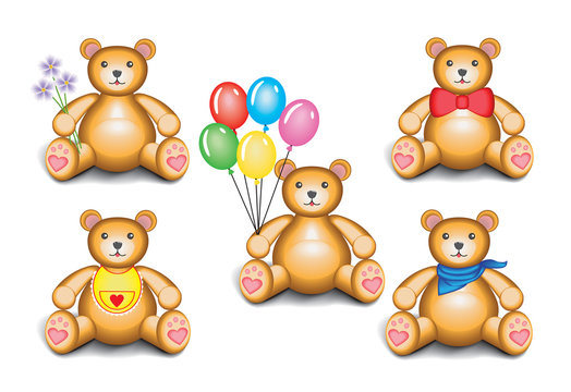 Teddy bear set