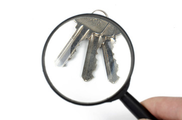 Magnifier and keys