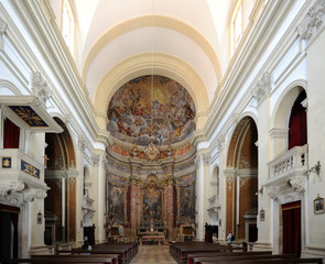 Fototapeta premium Église Saint Ignace à Dubrovnik