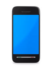 phone on white background. Isolated 3D image