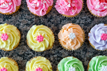 Rows and Rows of Cupcakes