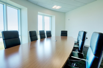 HDR of Conference Room at Sunset