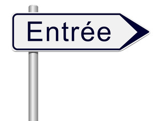 Panneau entrée