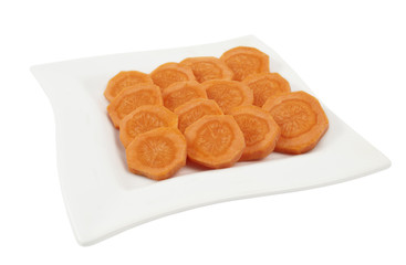 carrots cut into circles