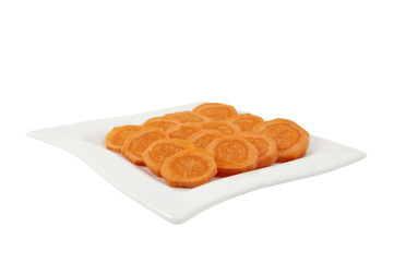 carrots cut into circles