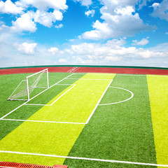 Mini-soccer pitch