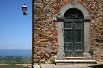Panicale, panorama sul Trasimeno