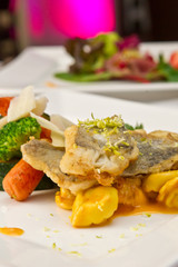 Pasta mit Zanderfilet