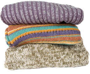 stack of sweaters