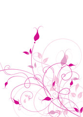 Abstract flowers background with place for your text
