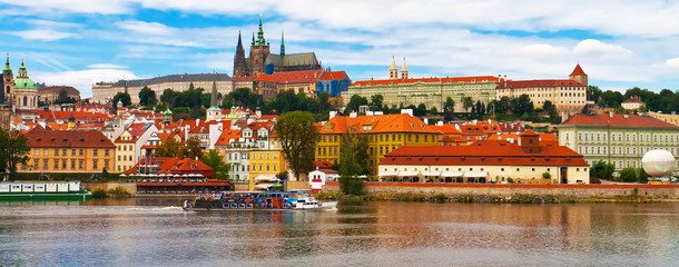 Fototapeta premium Panorama of Prague, Czech Republic