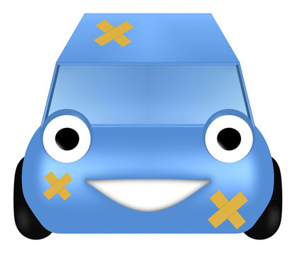happy repaired car