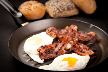 Bacon and eggs