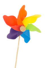 Colorful toy wind mill