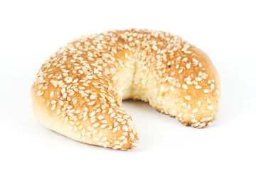 roll with sesame seed