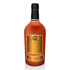 vector bottles of brandy