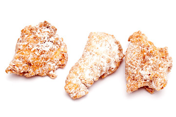 Gebäck mit Puderzucker