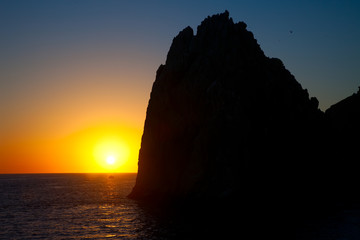 Sunset in Cabo San Lucas, Mexico