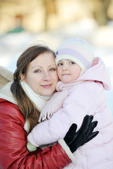 Obraz premium mother with daughter