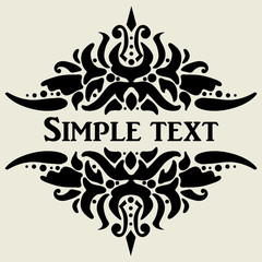 Орнаментальная рамка