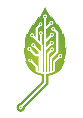 Green-tech logo