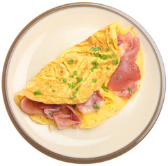 Omelet with Parma Ham