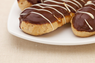 chocolate eclair pastry