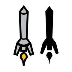 Pair Of Vector Rockets