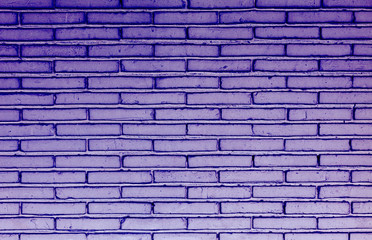 close up of a brick wall background texture painted purple